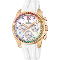 Montre Festina Femme Boyfriend in Acier plaqué or rose F20611/2 - F20611/2